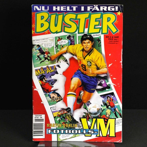 Buster - 1998 - NR 6 - Poster: Lizarazu / Ronaldo | Luis Enrique