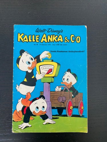 Kalle Anka & C:o Nr 8, Walt Disney, 1970