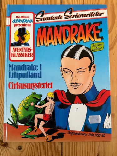 Samlade Serierariteter Mandrake av Lee Falk och Phil Davis, 1987