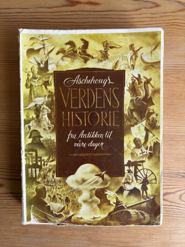 Aschehougs Verdens Historie fra Antikken til våre dager, Ording + Dahl, 1954