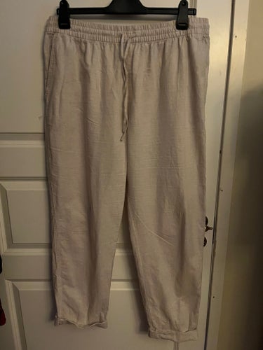 H&M beiga byxor, storlek L