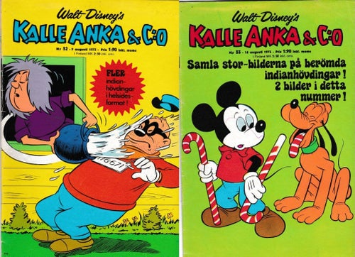 Kalle Anka & C:o, nr 32 & 33 1973