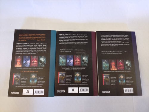 Rick Riordan: Percy Jackson Född till hjälte, Monsterhavet, Titanens förbannelse