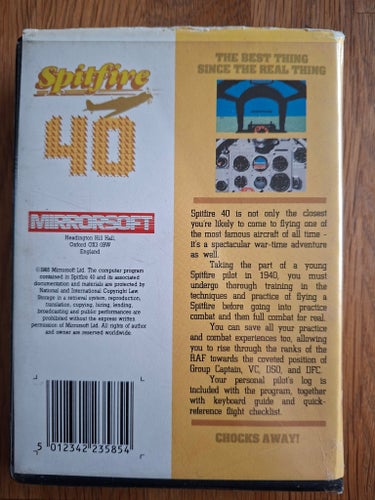 Spitfire 40 - Commodore 64 (C64) Kassett