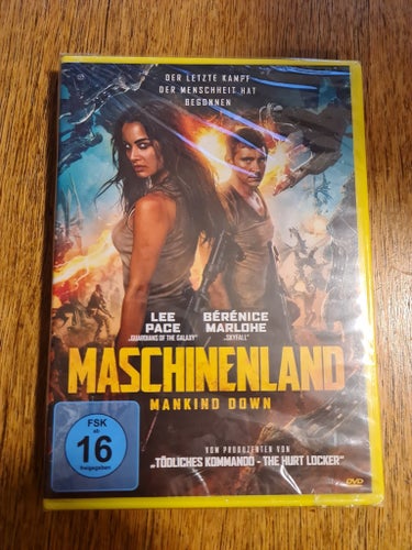 DVD: Maschinenland - Mankind Down (Action, Sci-Fi)- Inplastad