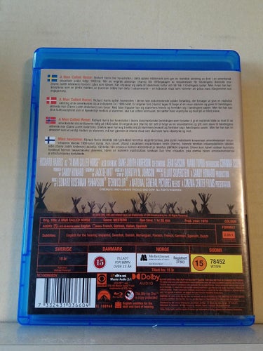 A man called horse, Blu-ray