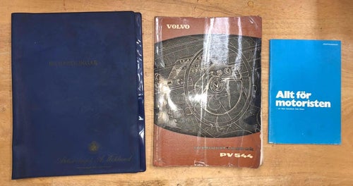 1959 Volvo PV 544 Instruktionsbok