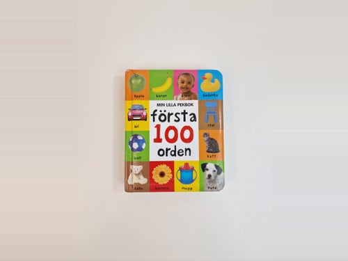 Min lilla pekbok: Första 100 orden, Tukan förlag, 2019