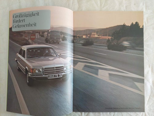 Mercedes Benz 350 SE 350 SEL 450 SE 450 SEL 6.9 1977 0177 W 116 in deutsch ..