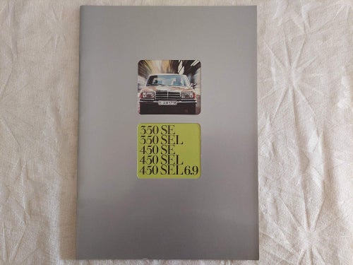 Mercedes Benz 350 SE 350 SEL 450 SE 450 SEL 6.9 1977 0177 W 116 in deutsch ..
