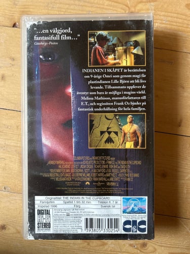 Indianen i Skåpet VHS