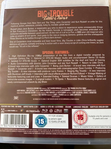 Big Trouble in Little China - Blu-ray