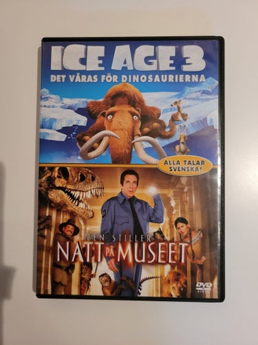 Natt på museet & Ice Age 3: Det våras för dinosaurierna (DVD)