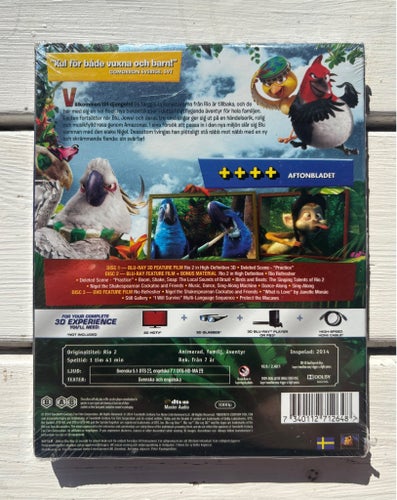 Rio 2 - 3D Blu-ray (3-Disc Collector's Edition) Ny