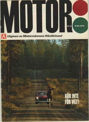 Motor 1975 nr 21. Frankfurtsalongen m.m.