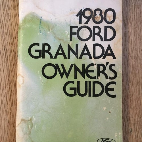 1980 Ford Granada Owner's Guide