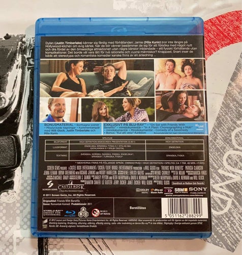 FRIENDS WITH BENEFITS (2011). SVENSK EX-HYR I NYSKICK