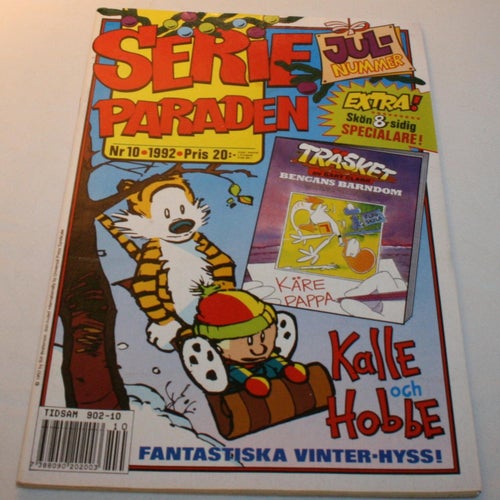 Serieparaden - 1992 - NR 10 med Träsket bilaga.