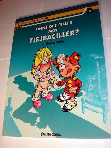 DEN UNGE SPIROU ALBUM Nr 3 1:a upplaga NY OLÄST