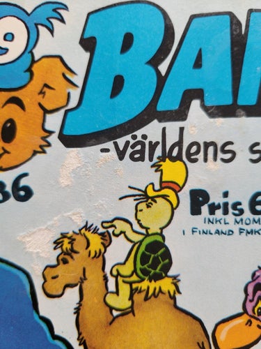 Bamse nr 9 från 1986