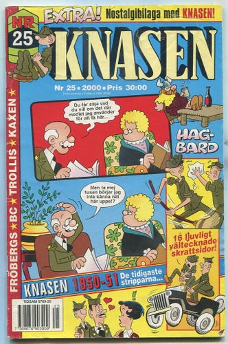 Knasen 2000 nr 25 Hagbard, Kaxen, Fröbergs, Trollis, BC