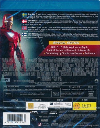Iron Man 2 (Blu-ray) bra skick Hyr