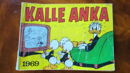 Kalle Anka & C:o 1969, namn framsida