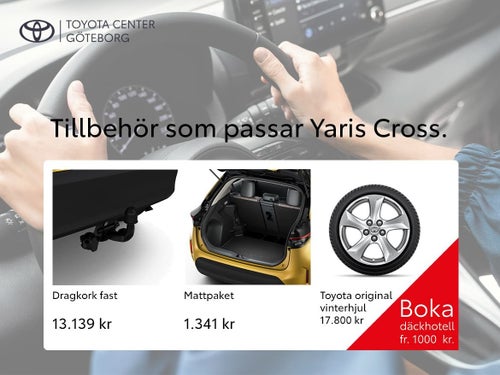 Toyota Yaris Cross Hybrid 1,5 ACTIVE TAKRELING