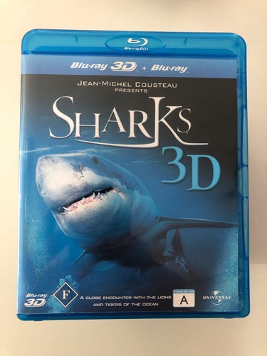 Blu-ray+3D: SHARKS 3D - TOPPSKICK !