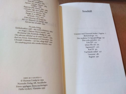 Historien om Sverige, Gustav Vasa och hans söner och döttrar av Herman Lindqvist