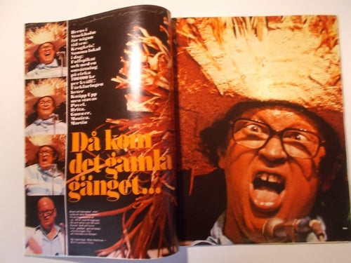 SE Nr. 16 1972 Povel Ramel Monica Zetterlund Fröken Sverige Opel Rekord