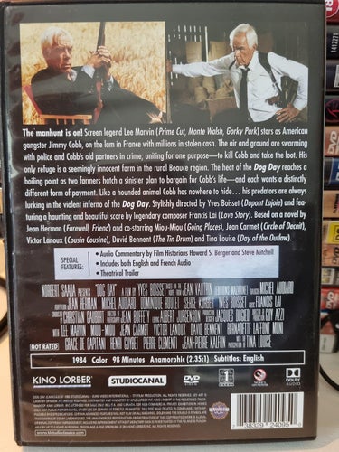 Jakt utan nåd / Dog Day (1984) Yves Boisset med Lee Marvin, Miou-Miou.