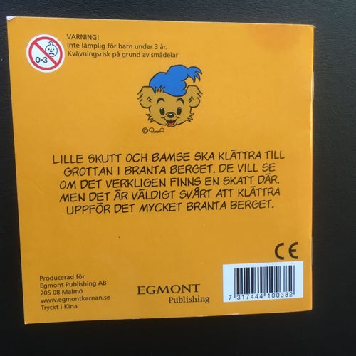 Bamse skatten i grottan - KÄRNAN bok i pixi format