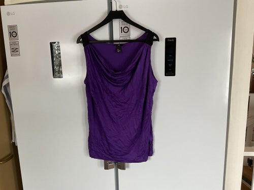 H&M lila linne, storlek L