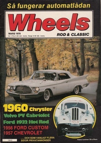 Wheels Rod & Classic Nr 3 1978