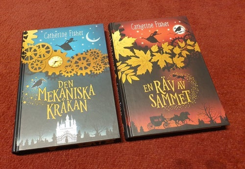 Catherine Fisher - Den mekaniska kråkan och En räv av sammet. Populära. Fantasy.