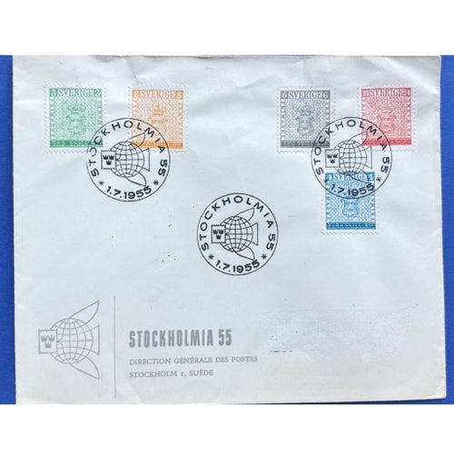 FDC - Stockholmia 1955