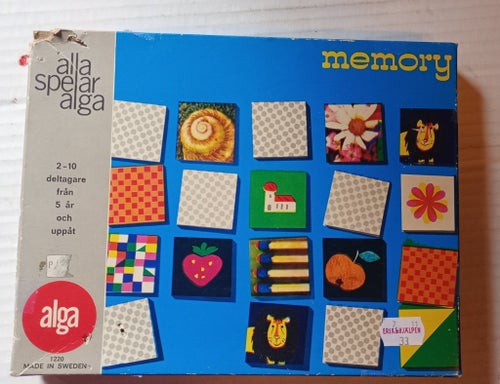 Memory - Alla Spelar Alga