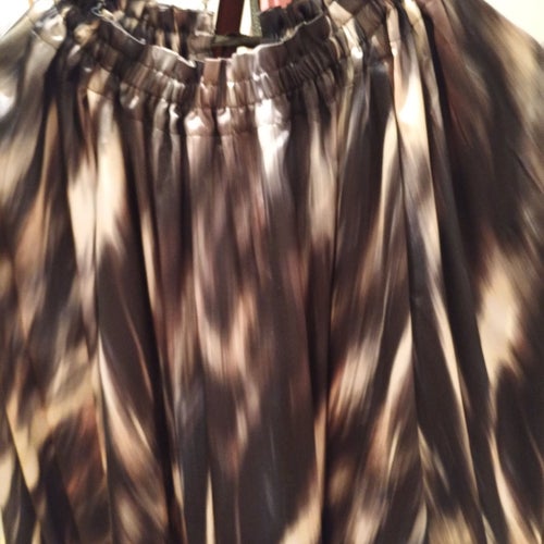 Svart, vit, brun blus hm st M