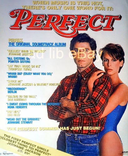 PERFECT (TRAVOLTA/ JL CURTIS) - THE SOUNDTRACK, TIDNINGSANNONS 1985