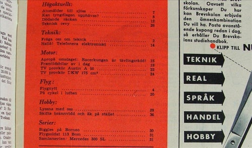 TEKNIKENS VÄRLD 1956/2.Enzo Ferrari.Flygcykel.Austin A50.DKW.