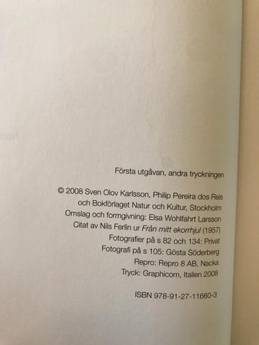 SVENSKA ÖDEHUS Sven Olov Karlsson Philip Pereira dos Reis 2008