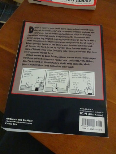Dilbert Scott Adams It's obvious you won't survive by your wits alone album