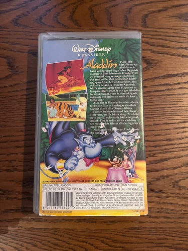 VHS: Aladdin ( Walt Disney)