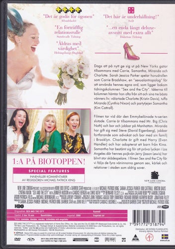 DVD / Sex And The City: The Movie / Sarah Jessica Parker / Nära nyskick