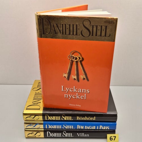 Danielle Steel x4 Bokpaket med hårdpärm - Se bilder för titlar