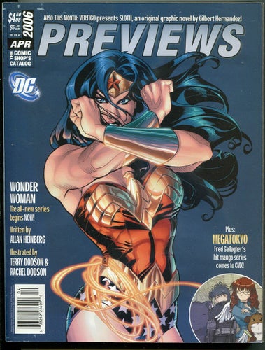 Previews Catalouge April 2006 Marvel Wonder Woman Casanova