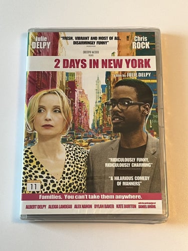 2 days in New York (Julie Delpy & Chris Rock, 2012). Inplastad DVD
