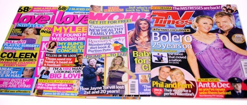 British magazine Bundle-Love it-Woman-TV Times-4 UK magazines-Weight 652g-NEW
