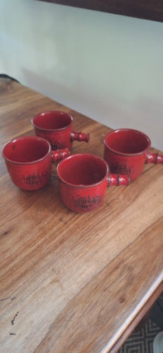 Vintage muggar keramik från det tyska märket Ceramano